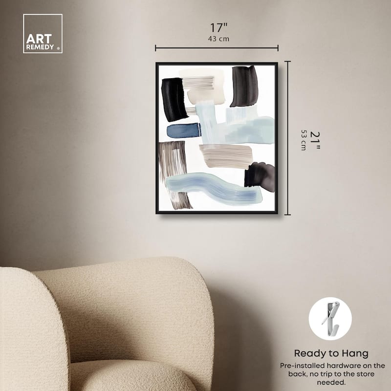 Abstract Order Canvas by Art Remedy