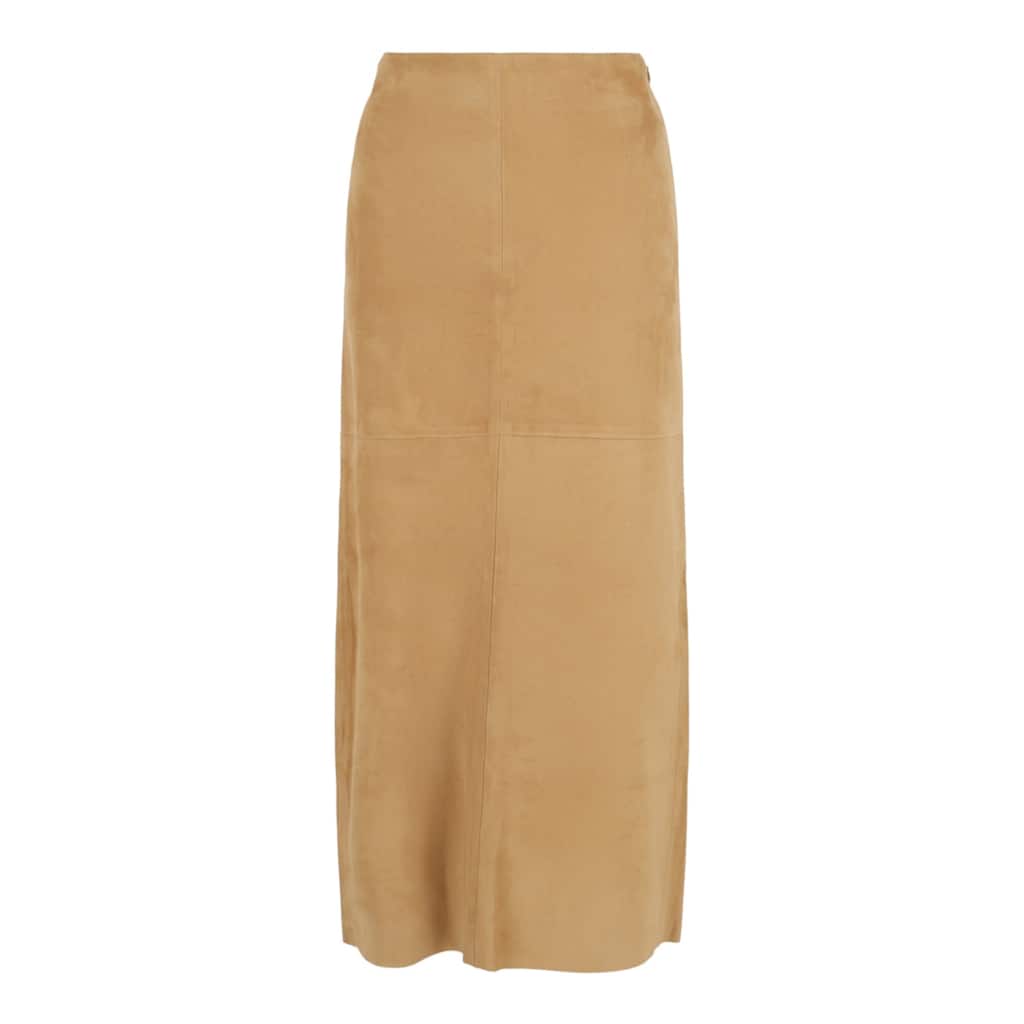 Ferragamo Lambskin Leather Pencil Skirt