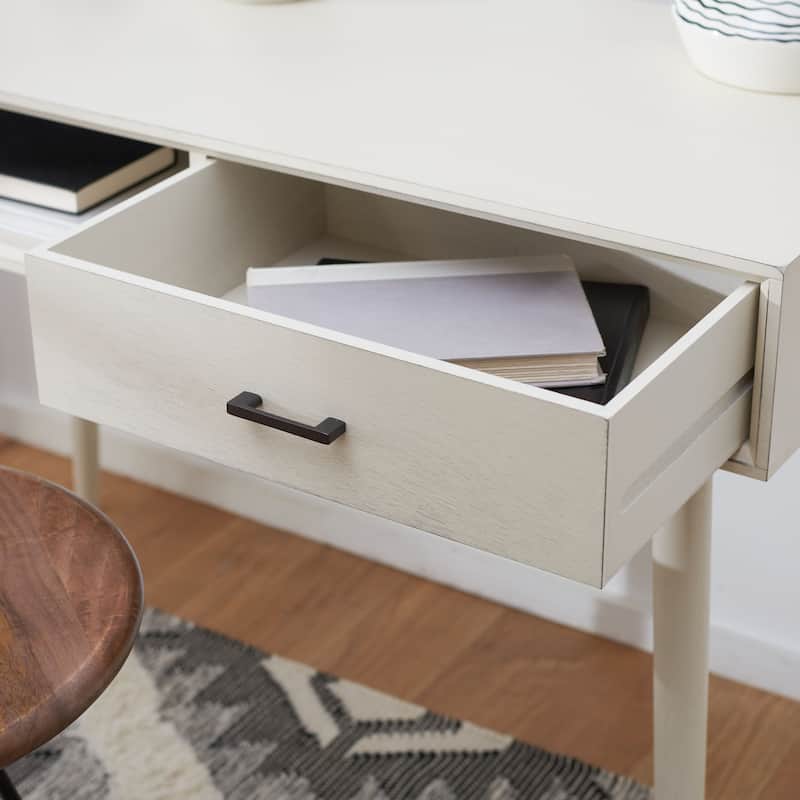 SAFAVIEH Ilijana 1-Drawer Writing Desk - Distressed White
