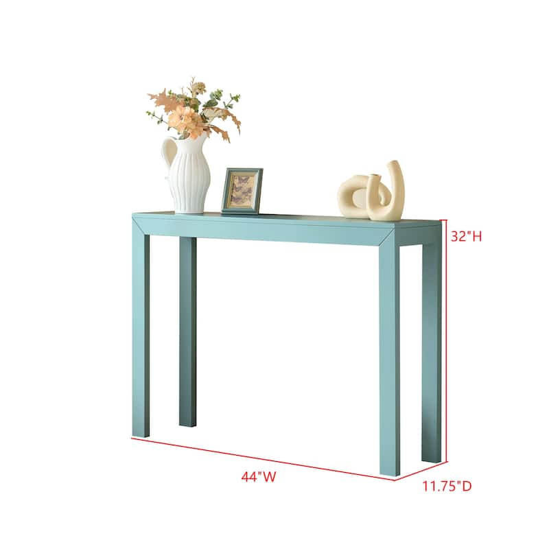 Russell Collection Modern Wood Rectangle Console Table