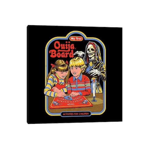 iCanvas "My First Ouija Board" by Steven Rhodes Canvas Print