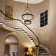 preview thumbnail 28 of 29, Acroma 15-light Farmhouse Black Tiered Chandelier for Dining Room - 27.5 inches