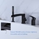 preview thumbnail 15 of 18, Deck Mounted Roman Tub Faucet with Hand Shower