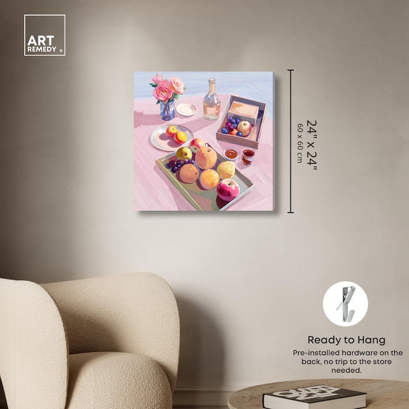 Fresh Fruits Canvas by Art Remedy, Gallery Wrapped
