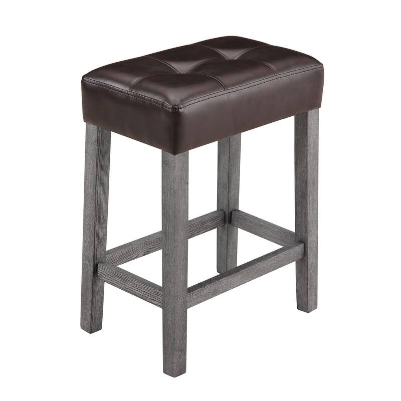Bar Table Set with 3 Stools and Power Outlet