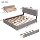 preview thumbnail 11 of 22, Queen Size Bed with 2 Storage Drawers and a Twin XL Trundle, Upholstered Platform Queen Bed Frame with Tufted Headboard