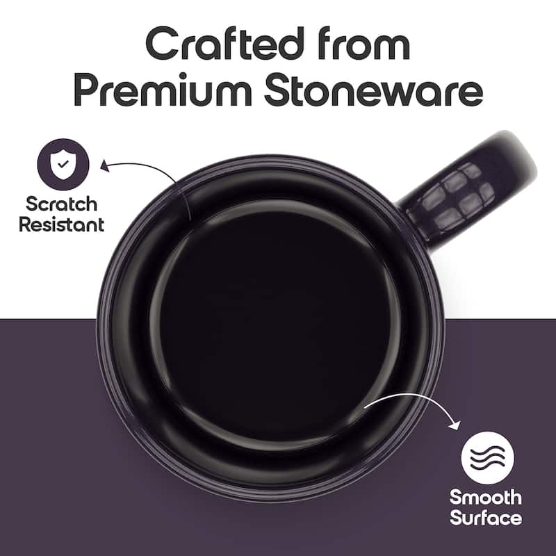 Omniware Teaz Cafe 11 oz Classic Mug - 3" D x 3.75" H