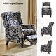 preview thumbnail 47 of 63, HULALA HOME Damaris Mid-Century Modern Manual Pushback Recliner with Wingback Design Set of 2