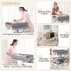 preview thumbnail 5 of 16, Costway Portable Baby Changing Table with Wheels Adjustable Height - See Details