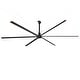 preview thumbnail 17 of 42, 240"/264"/288" HVLS Industrial Ceiling Fan 120V 1-Phase with Aluminum Blades for Warehouse, Factory, Gym, Barn