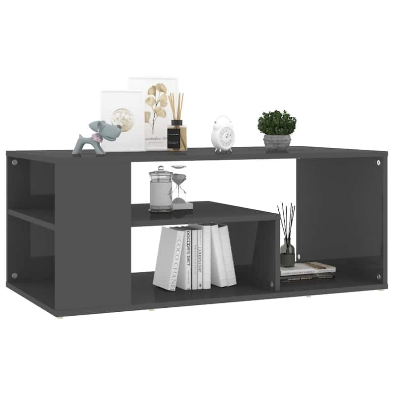 vidaXL Coffee Table Accent End Sofa Table for Living Room Engineered Wood - 39.4" x 19.7" x 15.7"