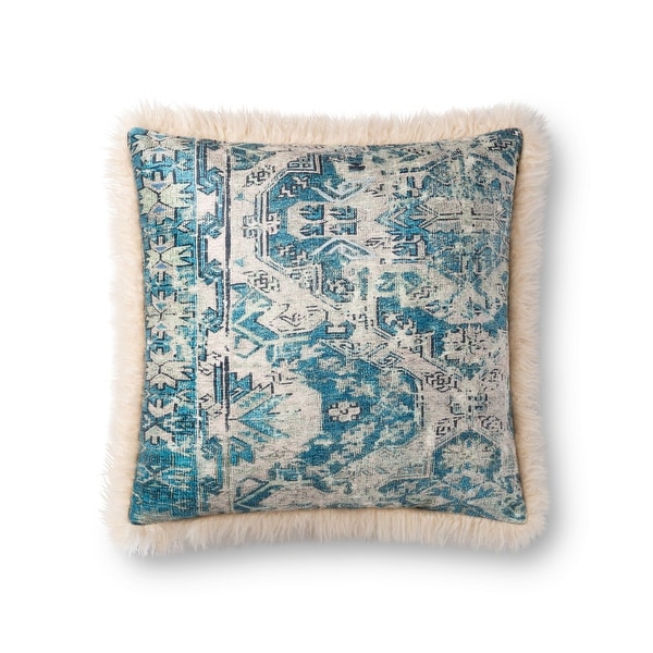 Alexander Home Anna Boho Faux Fur Throw Pillow