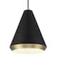 Option Matte Black / Natural Brass