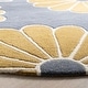 preview thumbnail 11 of 11, SAFAVIEH Handmade Daisies Grey New Zealand Wool Rug