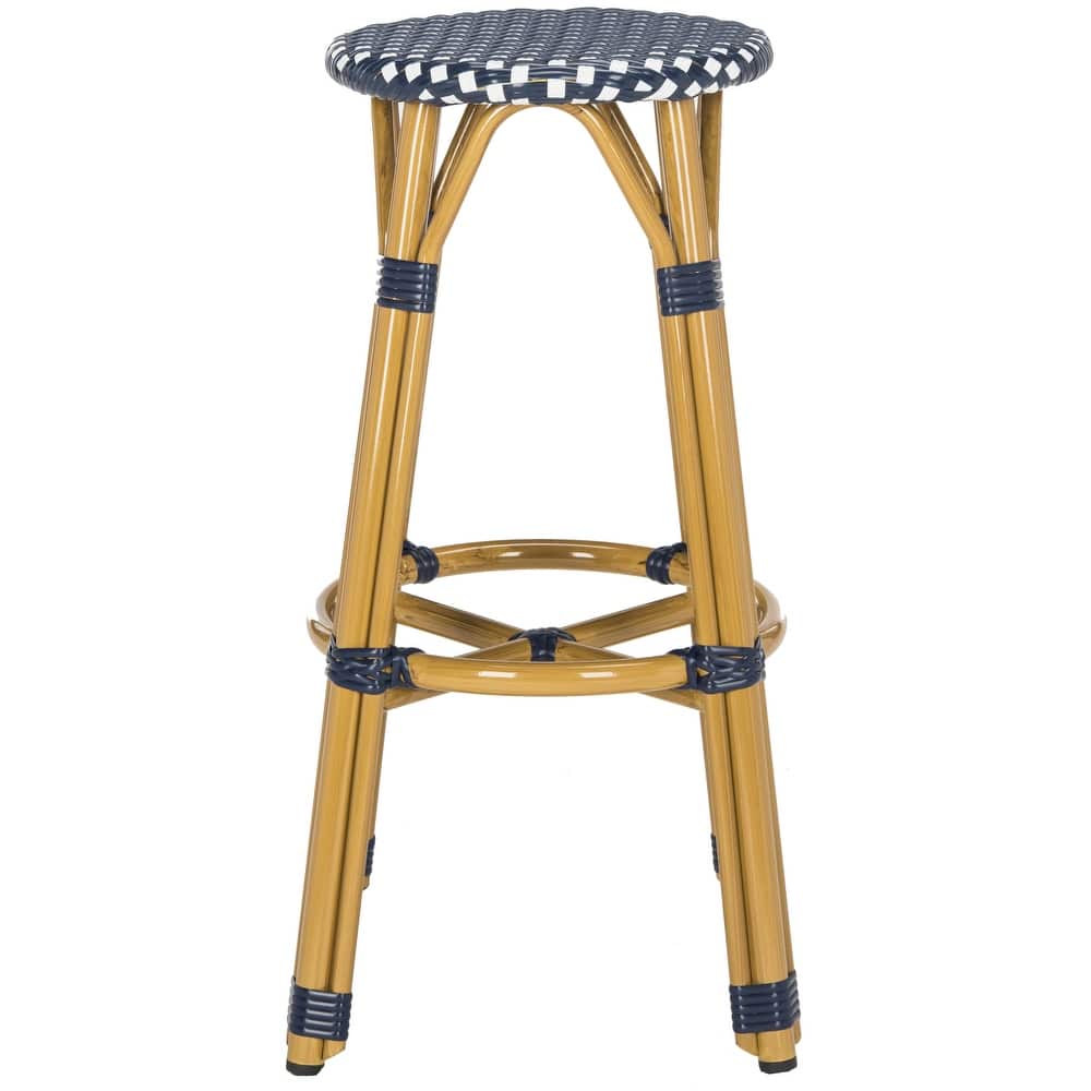 SAFAVIEH Outdoor Jaida 30-inch Bar Stool (Fully Assembled) - 15Wx15Dx30H