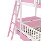 preview thumbnail 8 of 16, Twin over Twin Bunk Bed with Twin Size Trundle,Farmhouse Bed with Drawer and Storage Box,Housebed