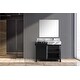 preview thumbnail 51 of 157, Lexora Zilara Bathroom Vanity Complete Set in Black and Grey with Faucet