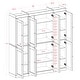 preview thumbnail 22 of 57, Palace Imports 65" 100% Solid Wood Shaker Pantry Cabinet