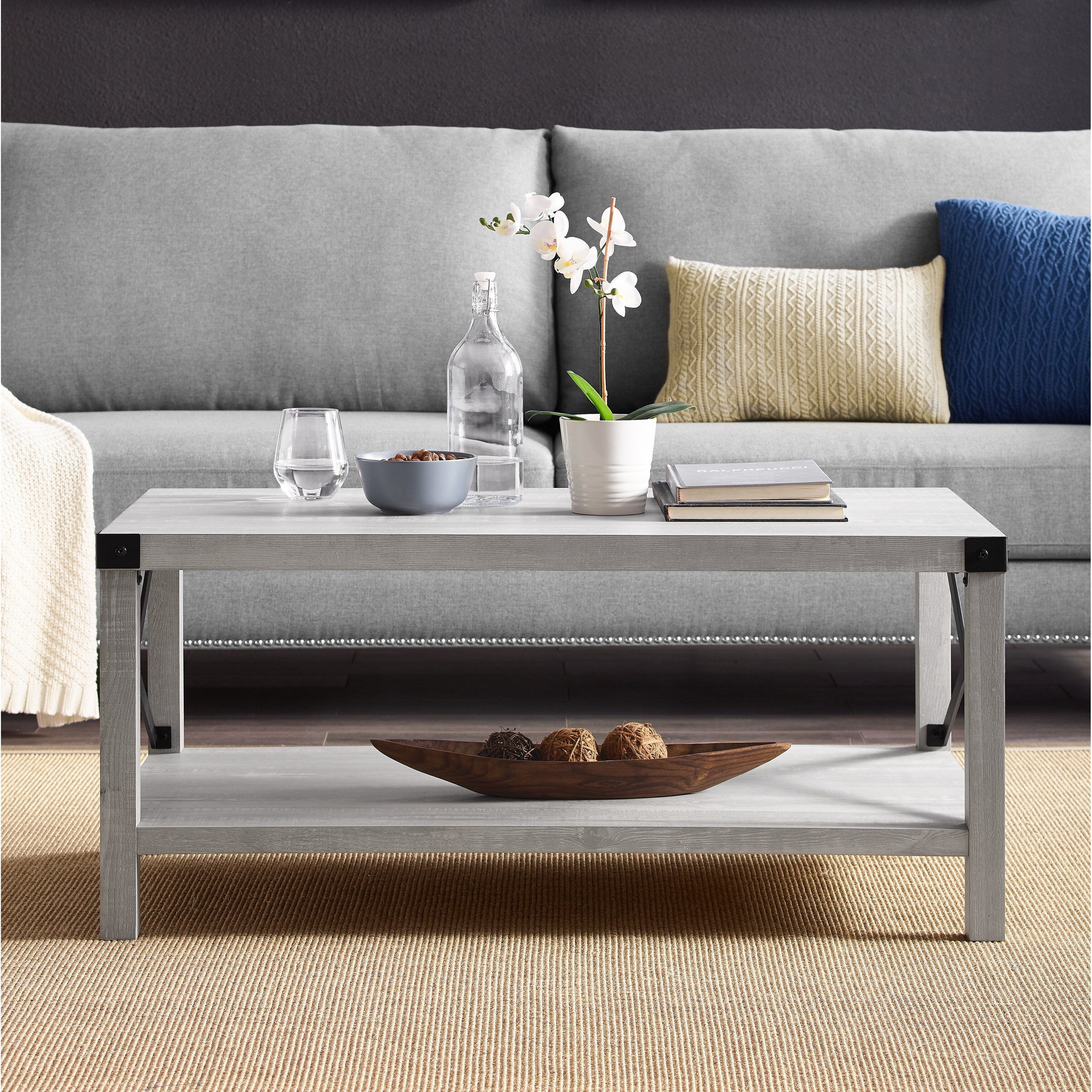 The Gray Barn Kujawa Metal X Coffee Table Bed Bath Beyond