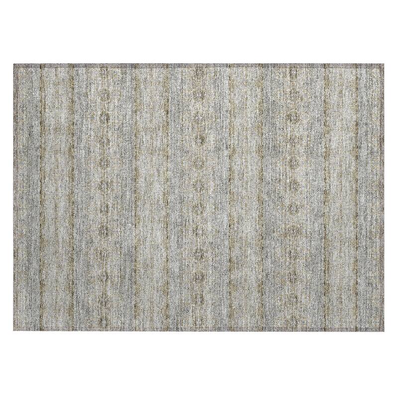 Machine Washable Indoor/ Outdoor Chantille Ombre Stripes Rug