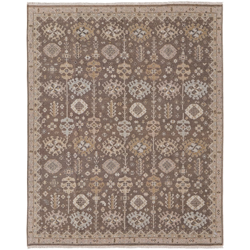 Grand Bazaar Aleska Hand Knotted Oriental Traditional Area Rug