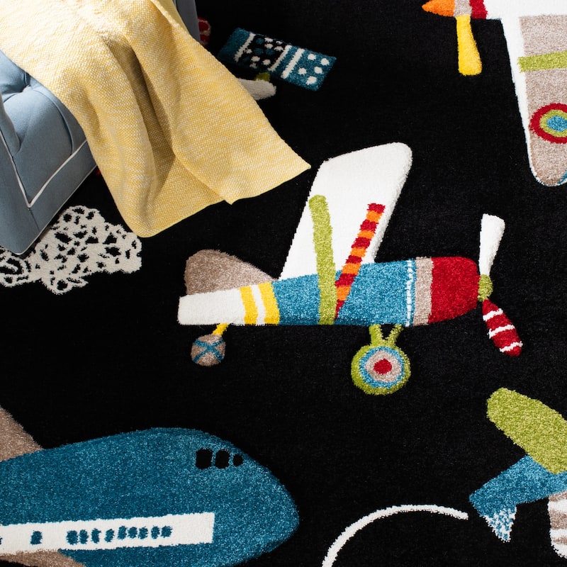 SAFAVIEH Carousel Kids Ardak Airplane Rug