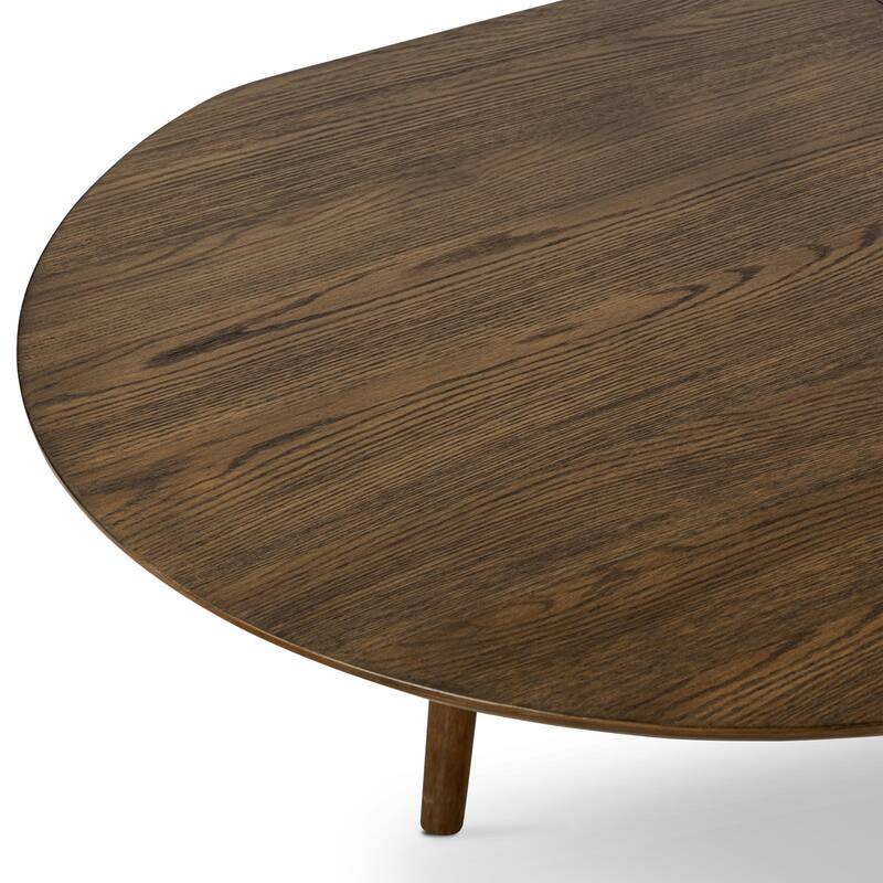 Poly & Bark Svalbard Extension Dining Table (63"-82.5")