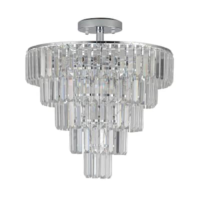 Modern Style Large Crystal Chandelier Suitable Dining Room Living Room