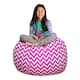 Option Pattern Chevron Purple and White