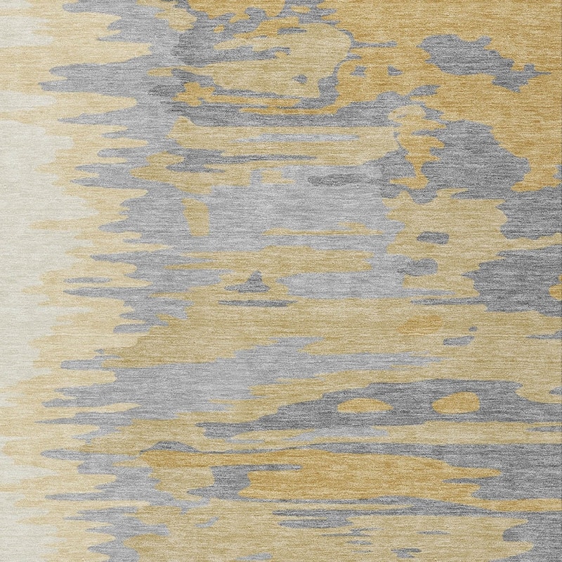 HomeRoots Abstract Transitional Rectangle Outdoor Rug
