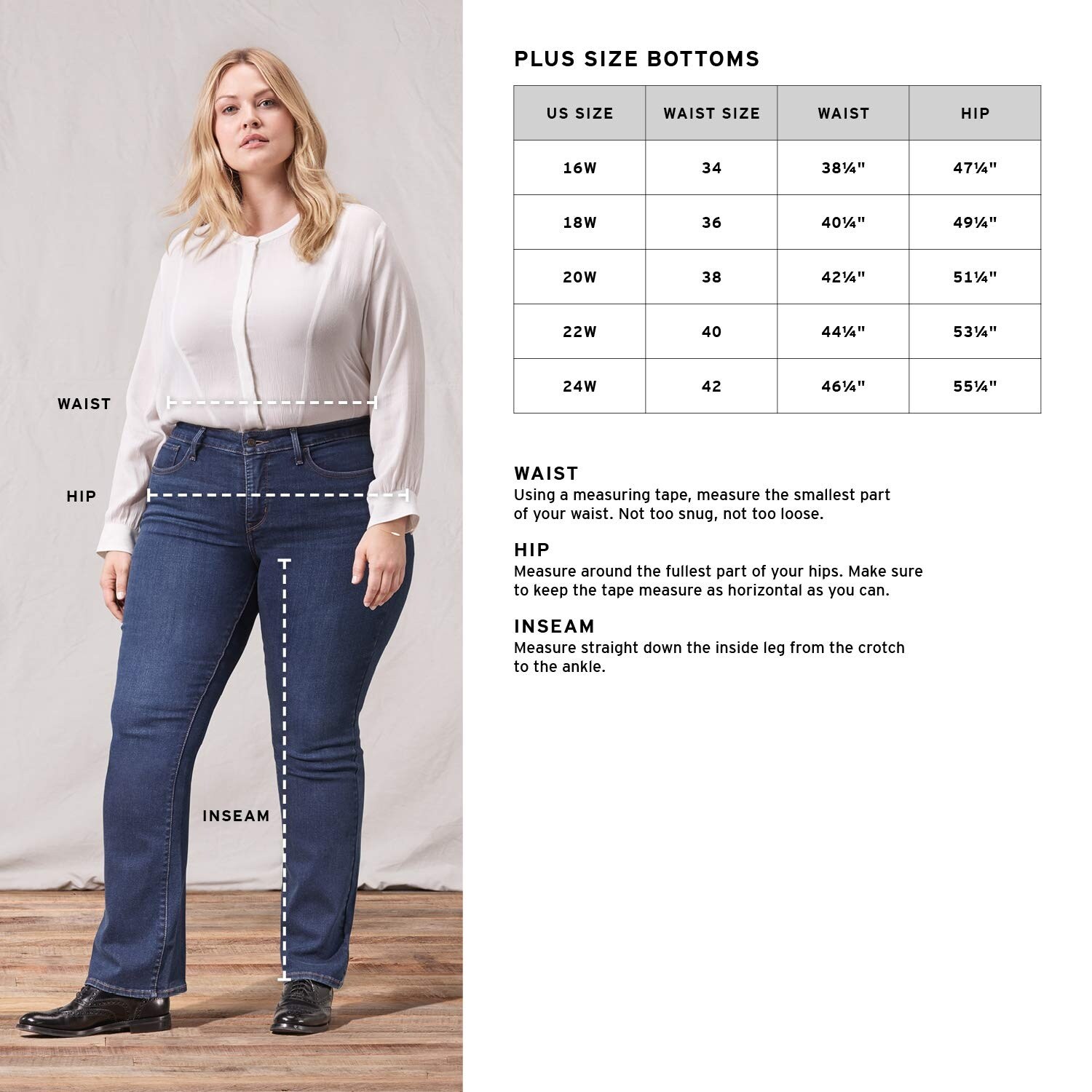 size 20 black jeans