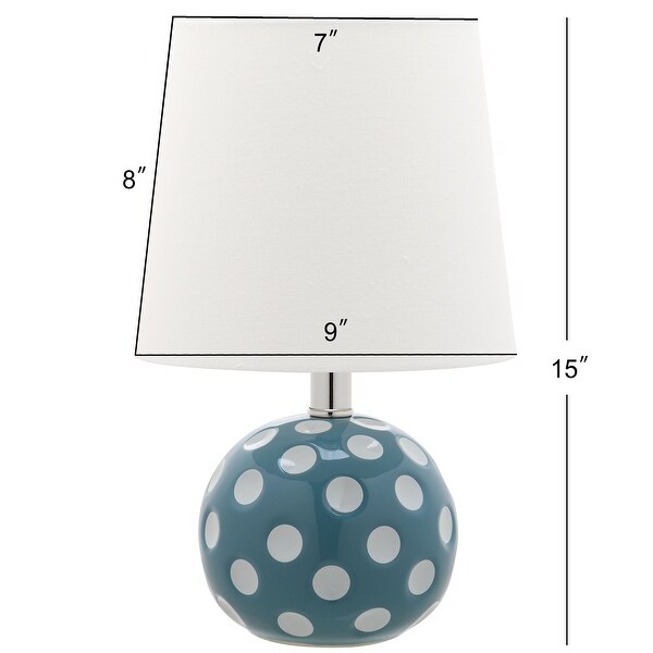 polka dot table lamp