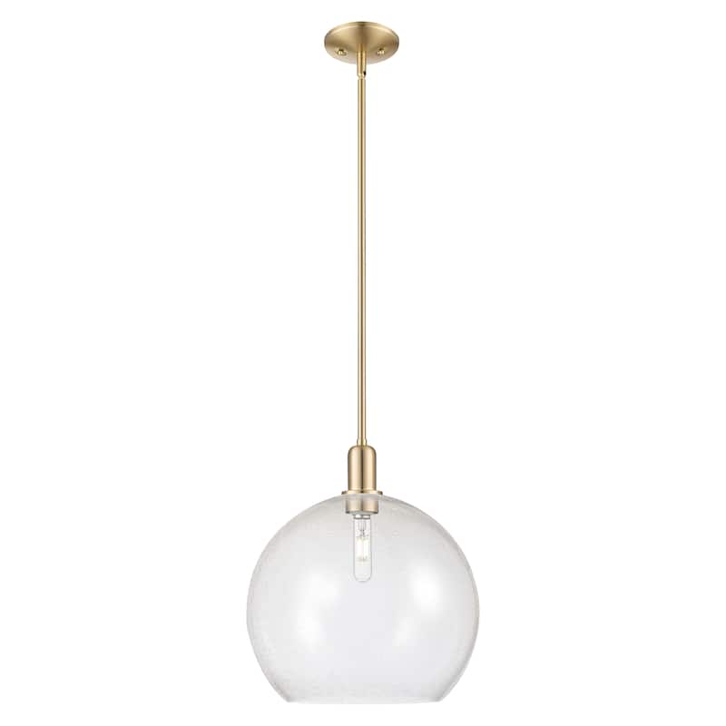 Innovations Lighting Endless Possibilities Arcadia - Athens - 1 Light 14" Stem Hung Mini Pendant - Champagne Bronze/Seedy