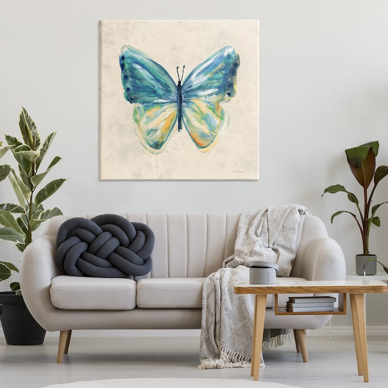 Stupell Bright Watercolor Butterfly Canvas Wall Art Design By Carol Robinson