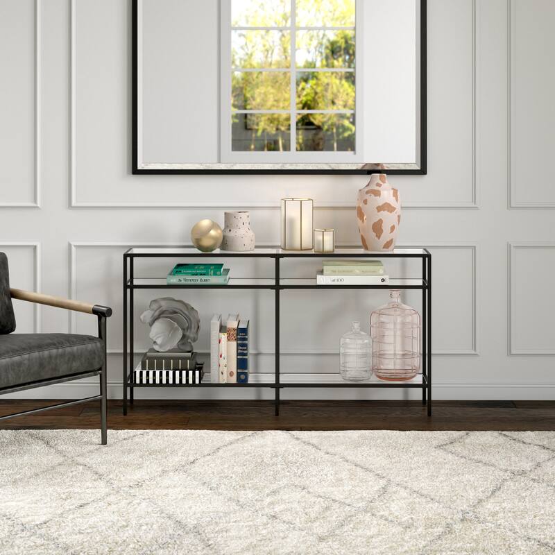 Silver Orchid Galeen Console Table