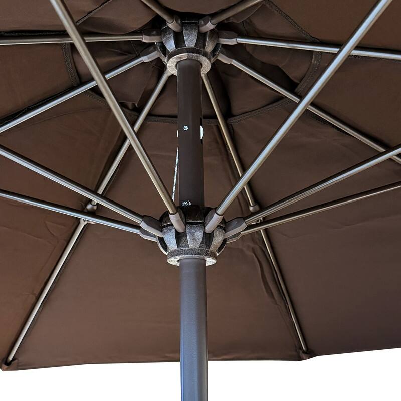 Tropishade 7.5' Market Umbrella with Sunbrella 5432 Bay Brown