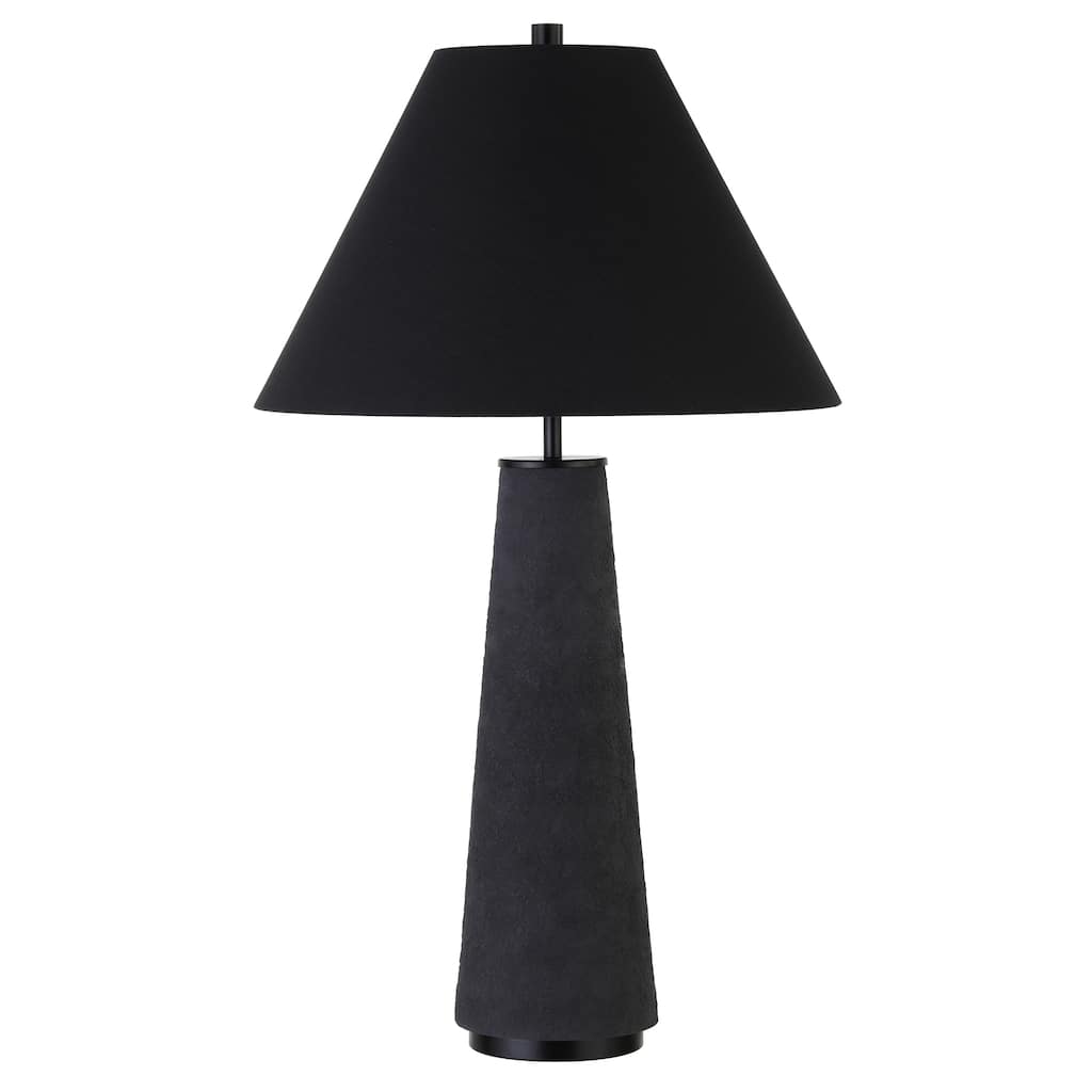 Ingalls 28" Tall Monochrome Table Lamp with Fabric Shade