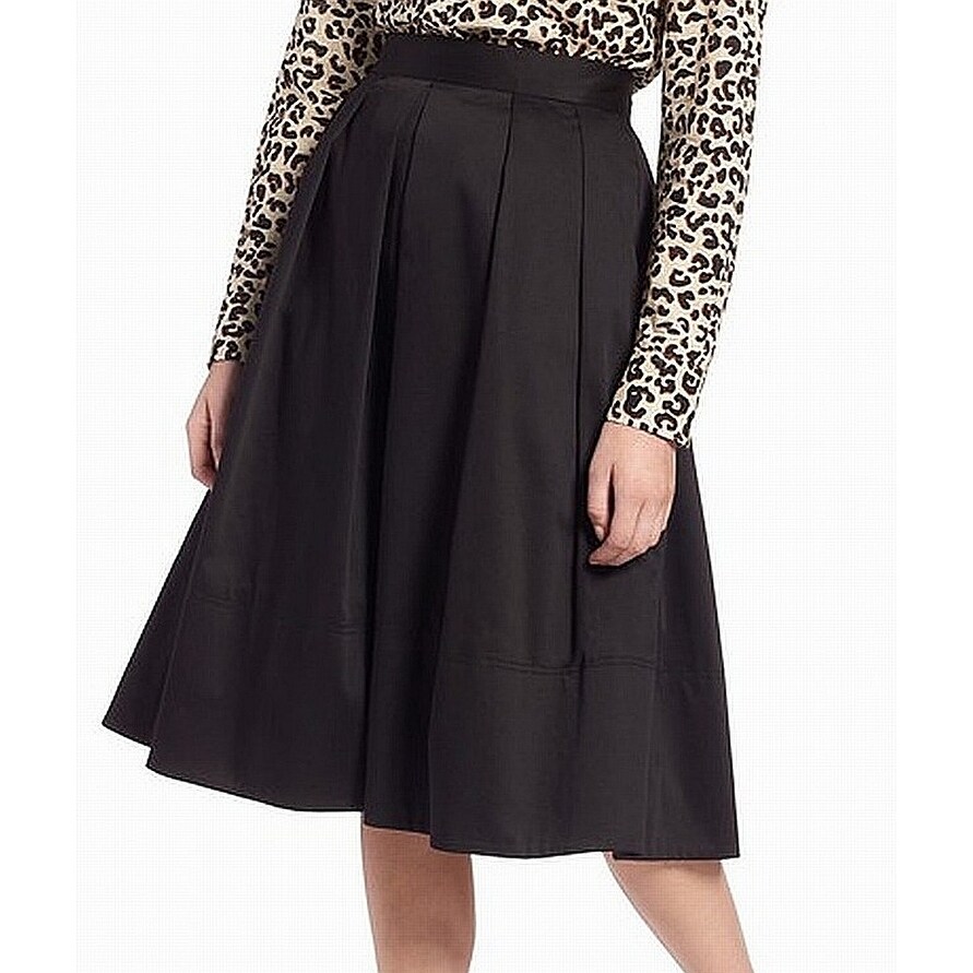 Shop 1901 Nordstrom Black Women S Size 10p Petite Pleated Flare