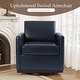 preview thumbnail 119 of 154, Set of 2 Modern Swivel Accent Armchairs Upholstered Arm Chairs