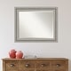 preview thumbnail 8 of 36, Beveled Bathroom Wall Mirror - Parlor Silver Frame