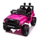 preview thumbnail 82 of 98, 12V Ride-On Truck Car for Kids - Remote Control, Bluetooth, LED Lights, USB, MP3, Safety Belt