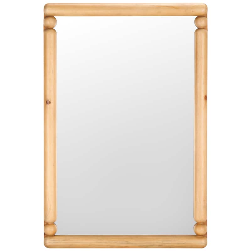 SAFAVIEH Home Mariana 24 x 36-inch Vertical Rectangle Beige Mirror - 24"W x 1.4"D x 35.9"H
