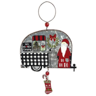 We Love Camping RV Ornament -Set of 2