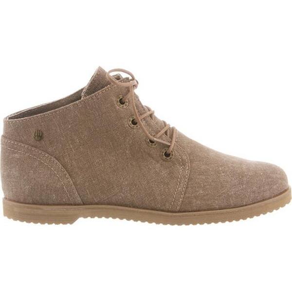 Shop Bearpaw Women S Claire Desert Boot Light Brown Canvas