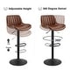 preview thumbnail 33 of 33, Art Leon Adjustable Swivel Barstool (Set of 2)