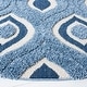 preview thumbnail 55 of 57, SAFAVIEH Florida Shag Bertille Geometric 1.2-inch Thick Rug