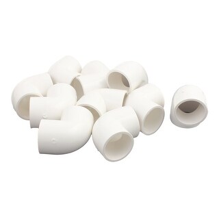 10pcs 32mm Inner Diameter 90 Degree 2-Way Elbow PVC Pipe Connectors ...