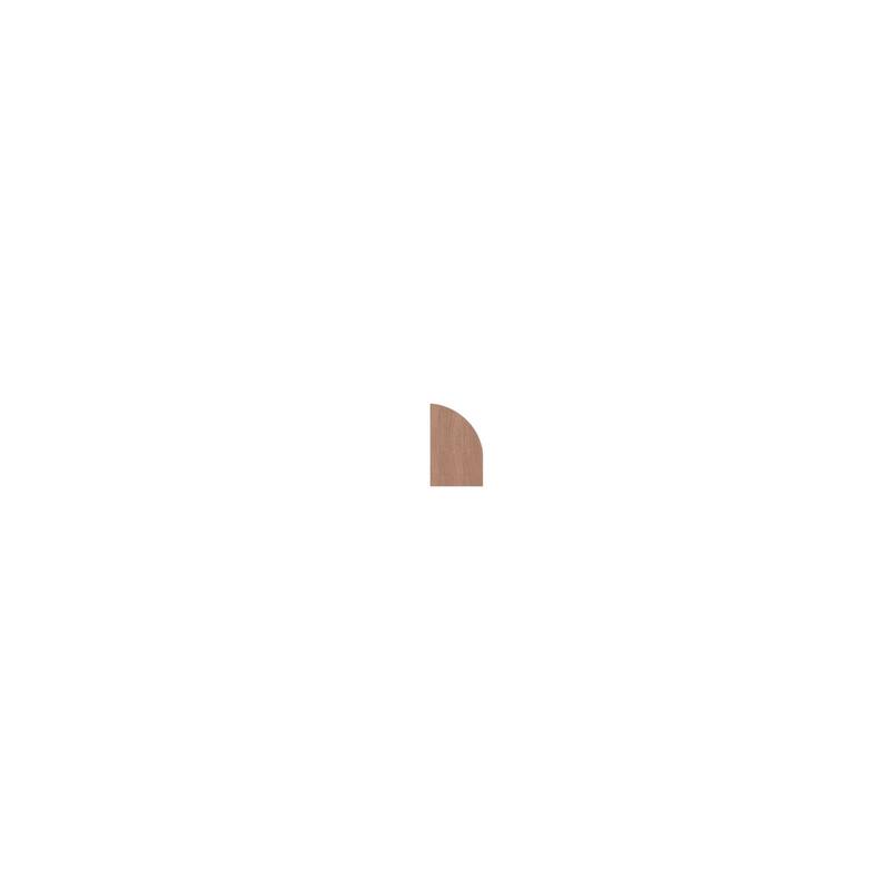 WM129: 7/16-in D x 11/16-in W x 96-in L Americraft Solid Hardwood Stain Grade Shoe Moulding