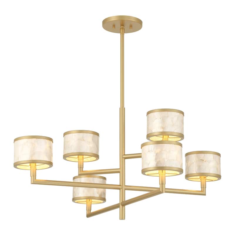 Savoy House 1-6492-6 Mariquita 6 Light 34" Wide Chandelier