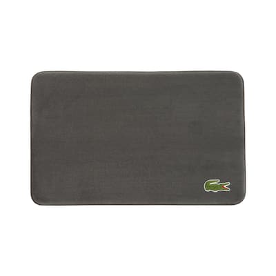 Lacoste Croc Memory Foam Non-Slip Bath Rug